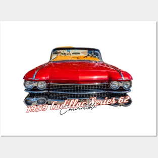 1959 Cadillac Series 62 Convertible Posters and Art